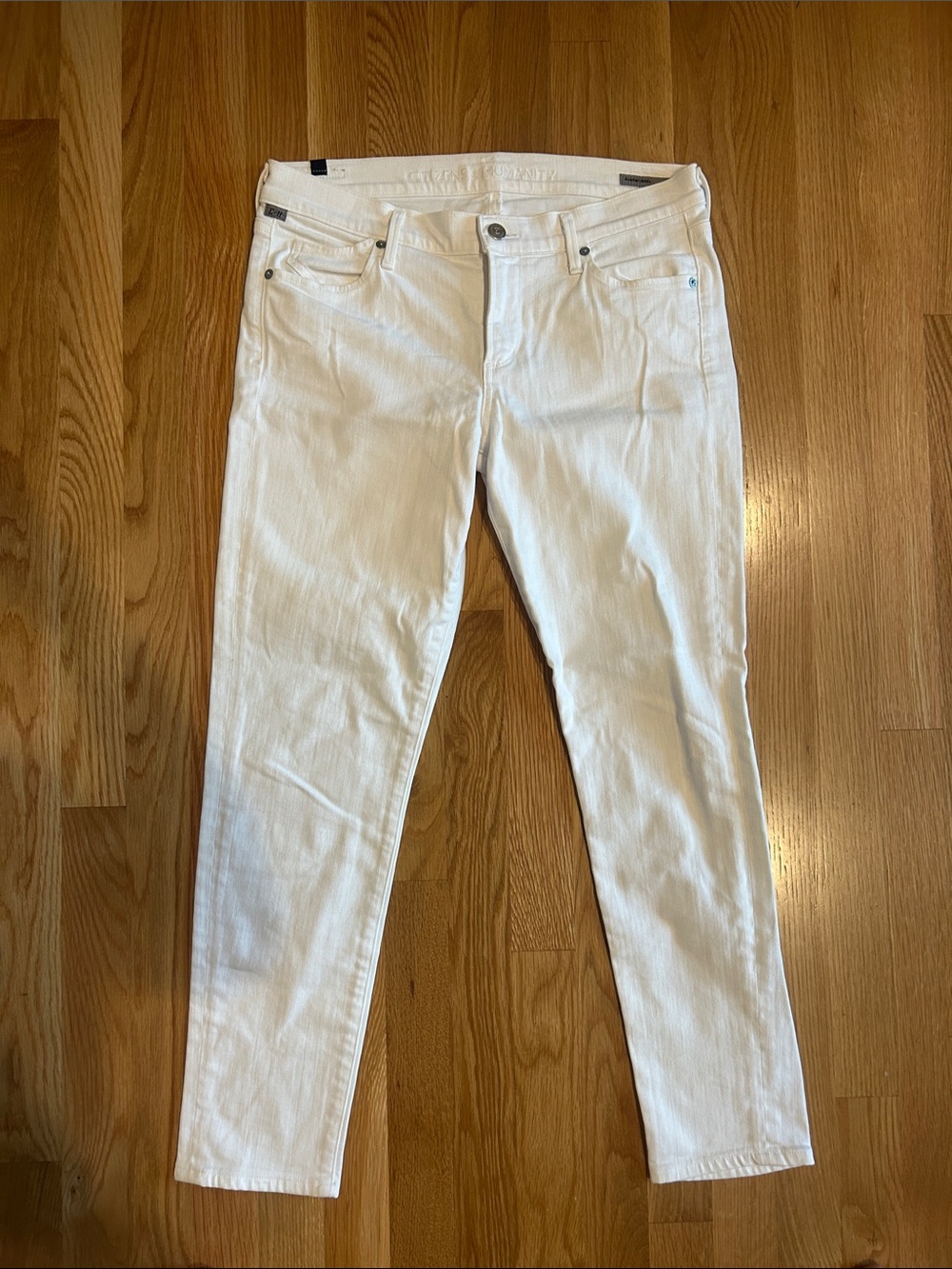 Citizens Of Humanity White Skinny Jeans